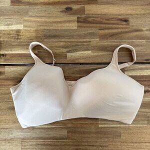 Serenada Plus Size 46DDD Bra Full Coverage‎ Lined Wired Beige 1070330 RN99249